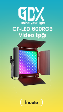Gdx CF-LED 600RGB 2'li Sürekli Panel Led Işık Seti