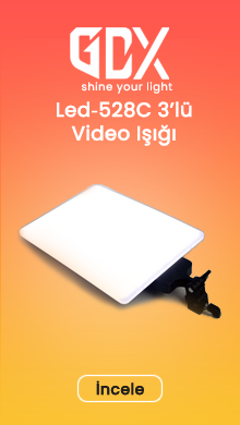 Gdx Led 528 C 3'lü Video Led Işığı