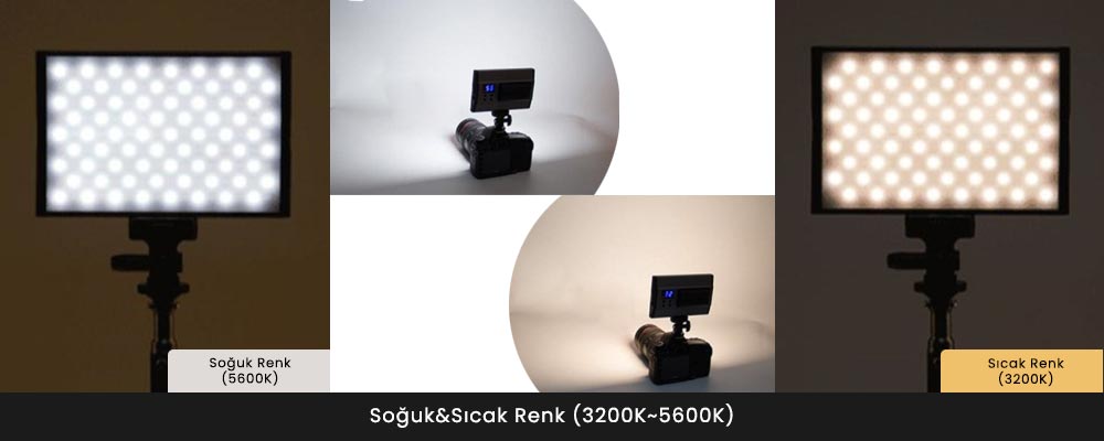 Gdx CF-150C BiColor Led Video Işığı