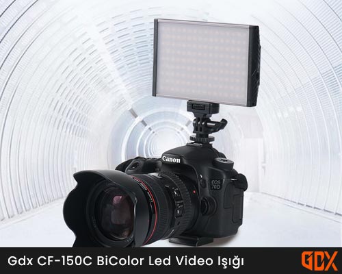 Gdx CF-150C BiColor Led Video Işığı