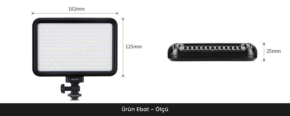 Gdx 300C BiColor Led Video Işığı