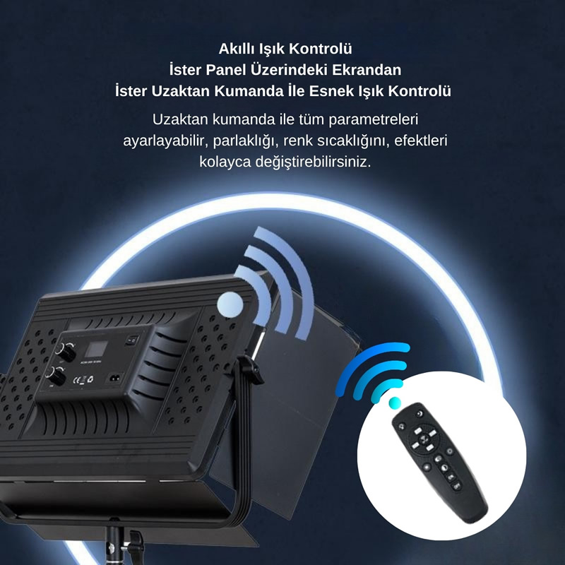 GDX P500C BiColor Profesyonel Led Panel Video Stüdyo Işık