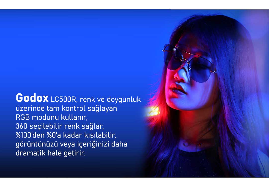 Godox LC500R RGB LED Işık Çubuğu