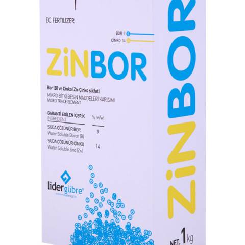 ZİNBOR 1 Kg.(- ZN -- B ÇİNKO VE BOR )