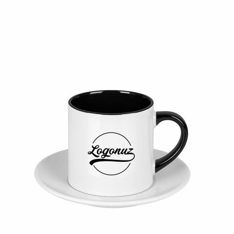 logolu çay fincanı