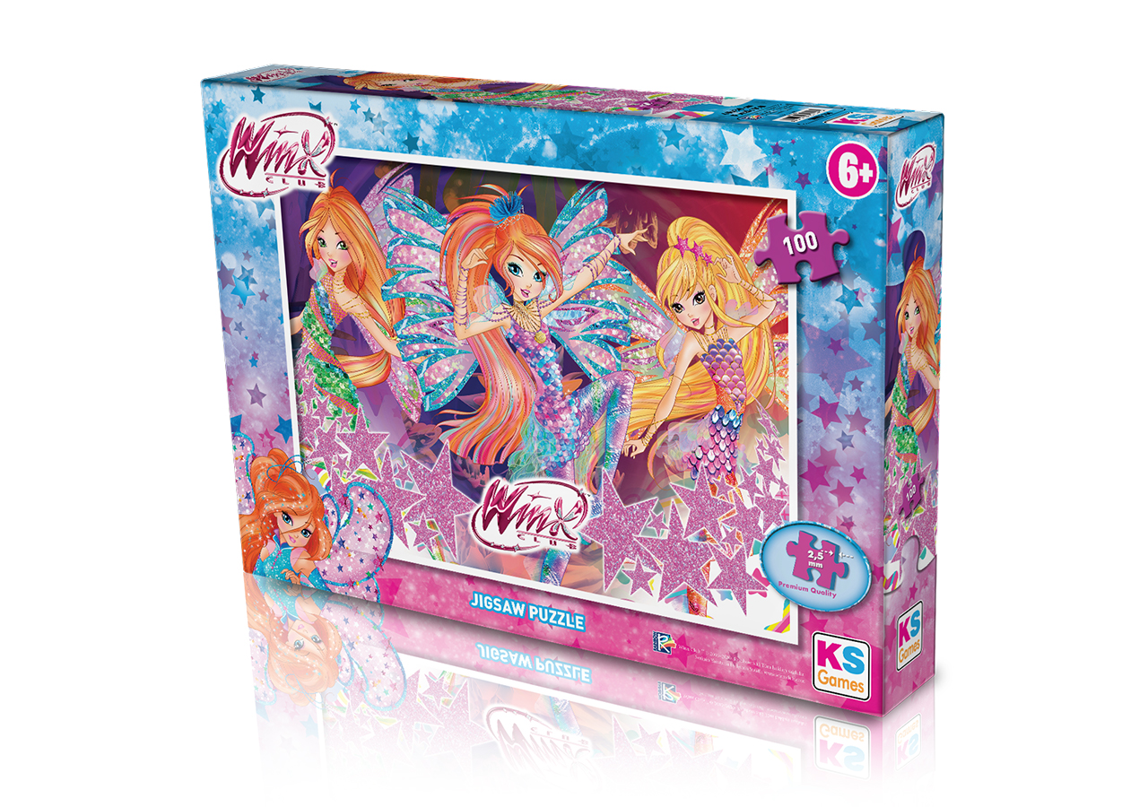 KS GAMES PUZZLE 100LÜ WINX 34x48 Stok Kodu: KSG-WINX 714