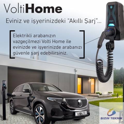 Ev tipi Kablolu Şarj İstasyonu (mesken 1 faz) 7.4kW EVW.32.1.5.1.R