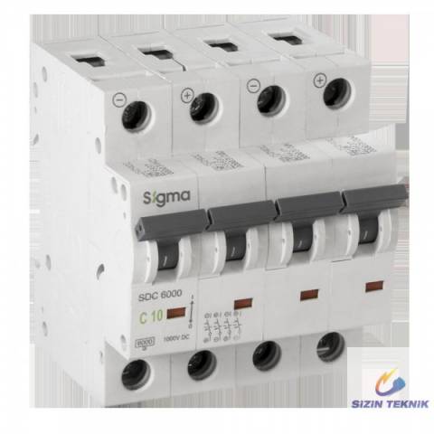 Sigma Elektrik Otomatik Sigortalar ( C Tipi) 4 Kutup 6 kA