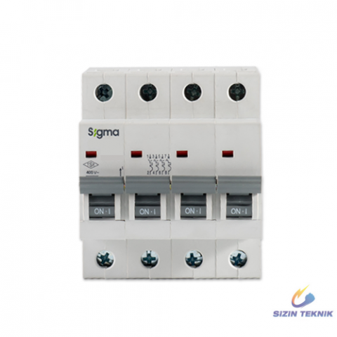 Sigma Elektrik 80-10-125A Otamatik Sigortalar 6kA / SLD 6000