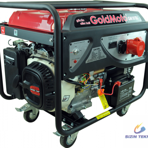 GoldMoto GM10TBJ Benzinli Jeneratör 10kVA Trifaze Marşlı