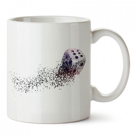 Zar Silüeti tasarım baskılı seramik kupa bardak (mug). Kahve kupası.