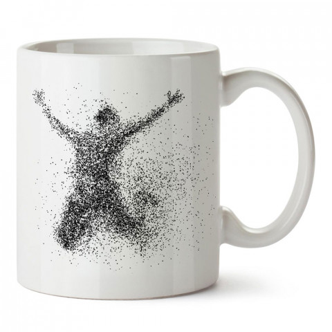Piksel Gol Sevinci Tasarım baskılı porselen kupa bardak modelleri (mug bardak). Kahve kupası.