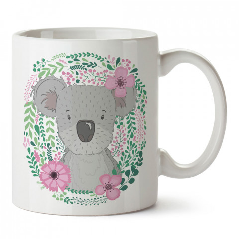 Sevimli Koala tasarım baskılı kupa bardak (mug bardak). En güzel baskılı kupa bardak çeşitleri. Hayvanseverler için kupa bardak çeşitleri. Kahve kupası.